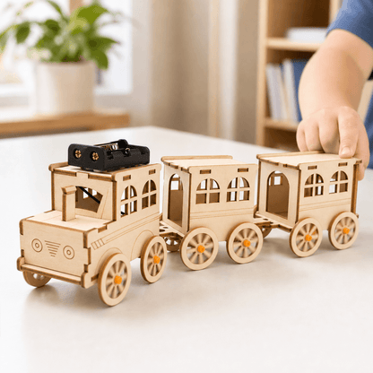 DIY Wooden Train Kit