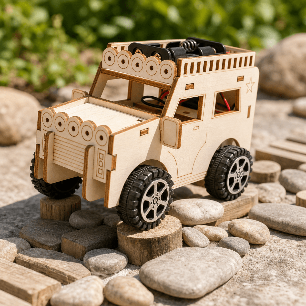 DIY Wooden Jeep Kit
