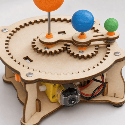 DIY Wooden Solar System Orrery