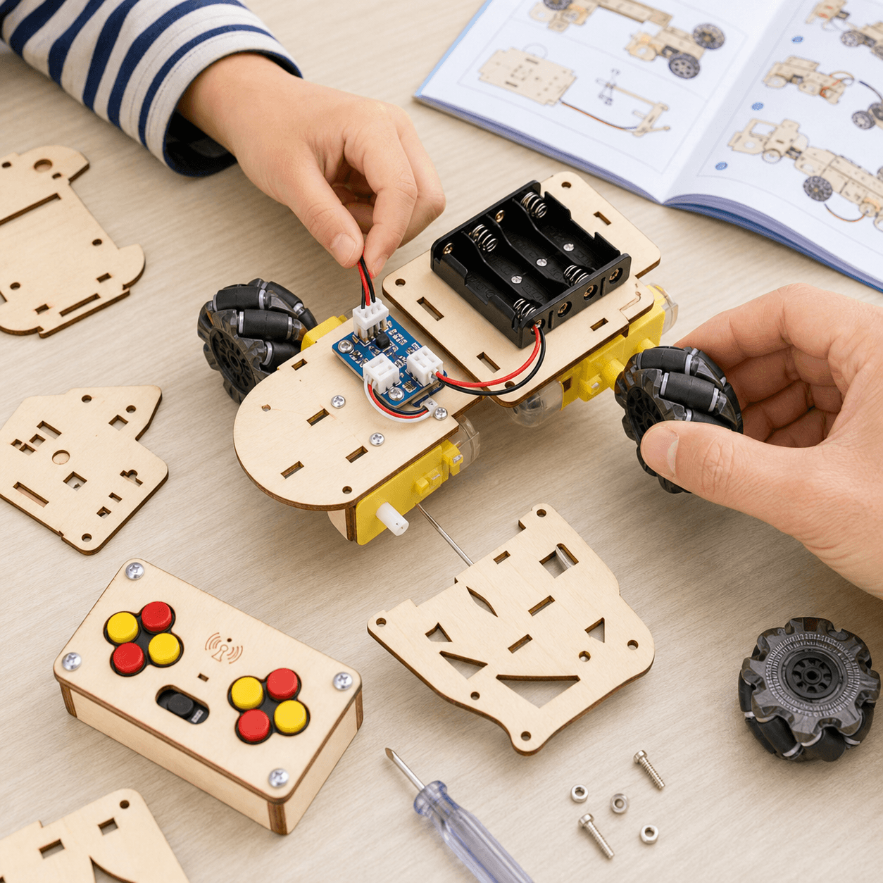 DIY Remote Control Off-Road Car Kit