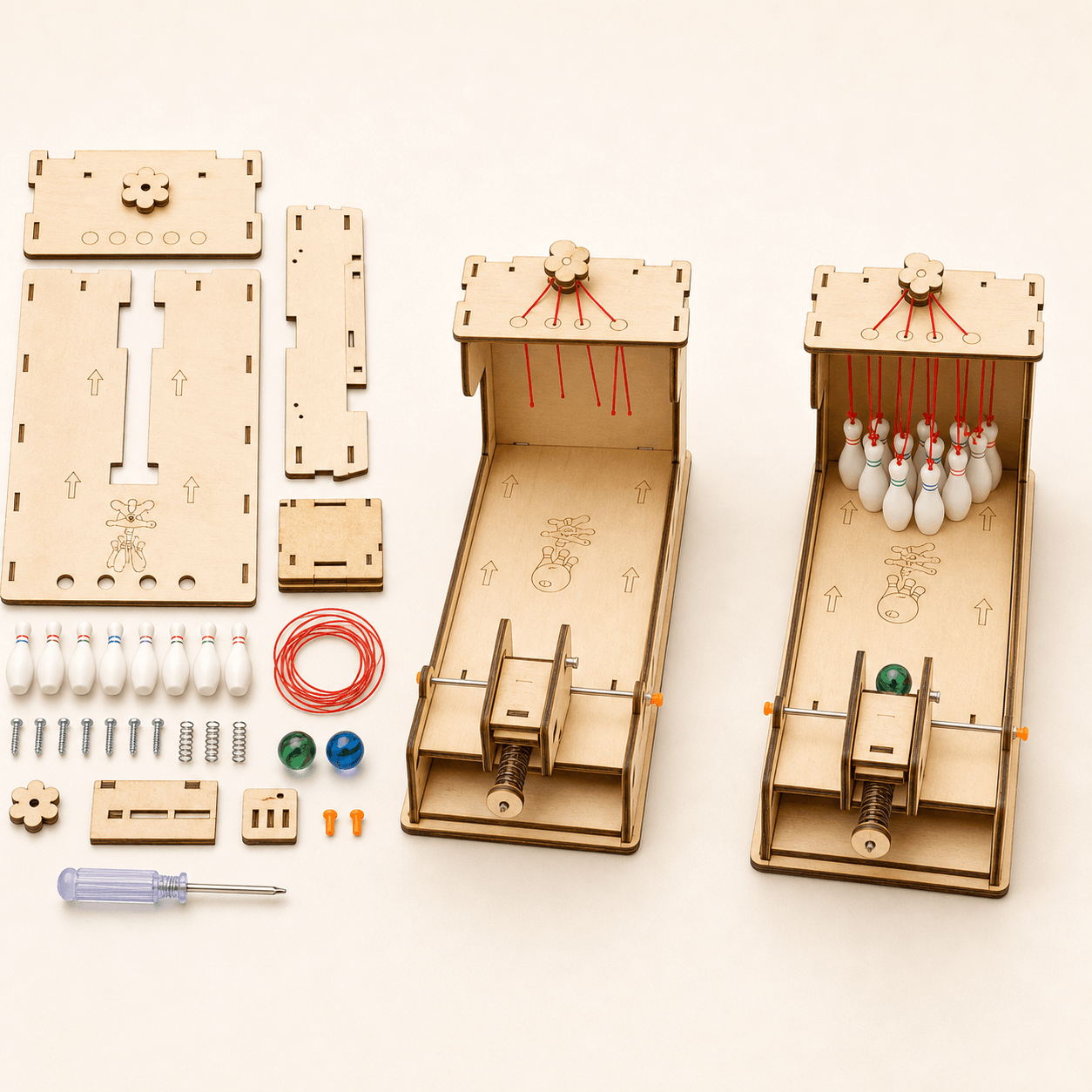 Build Your Own Wooden Bowling Game