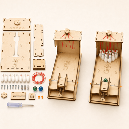 Build Your Own Wooden Bowling Game