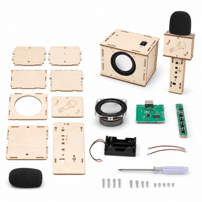 DIY Wooden Bluetooth Speaker & Microphone Kit