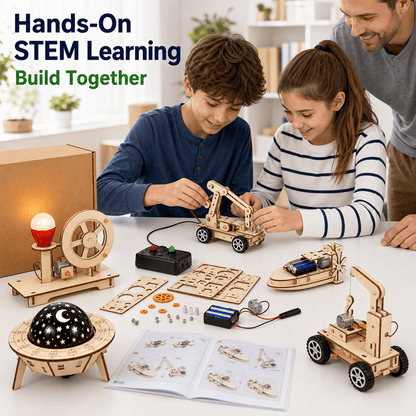 First STEM Success Kit – 4-in-1 DIY Science Toy for Young Builders