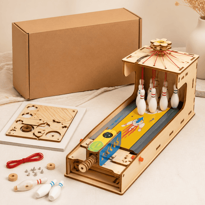 Build Your Own Wooden Bowling Game