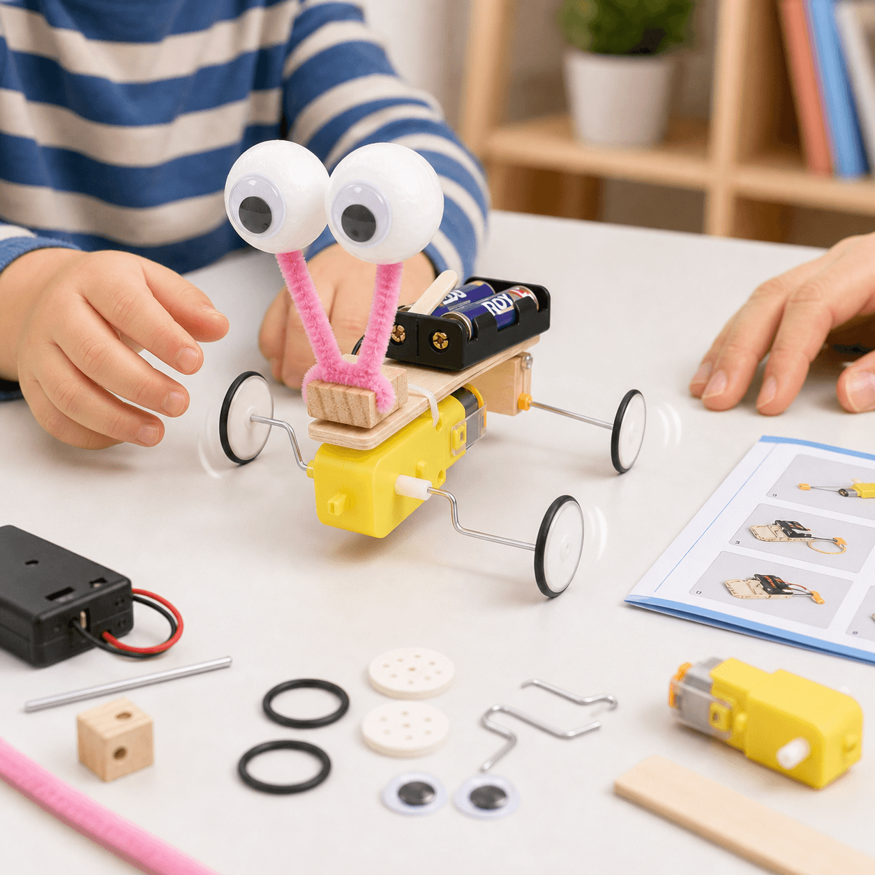 DIY Electric Bug Robot Kit