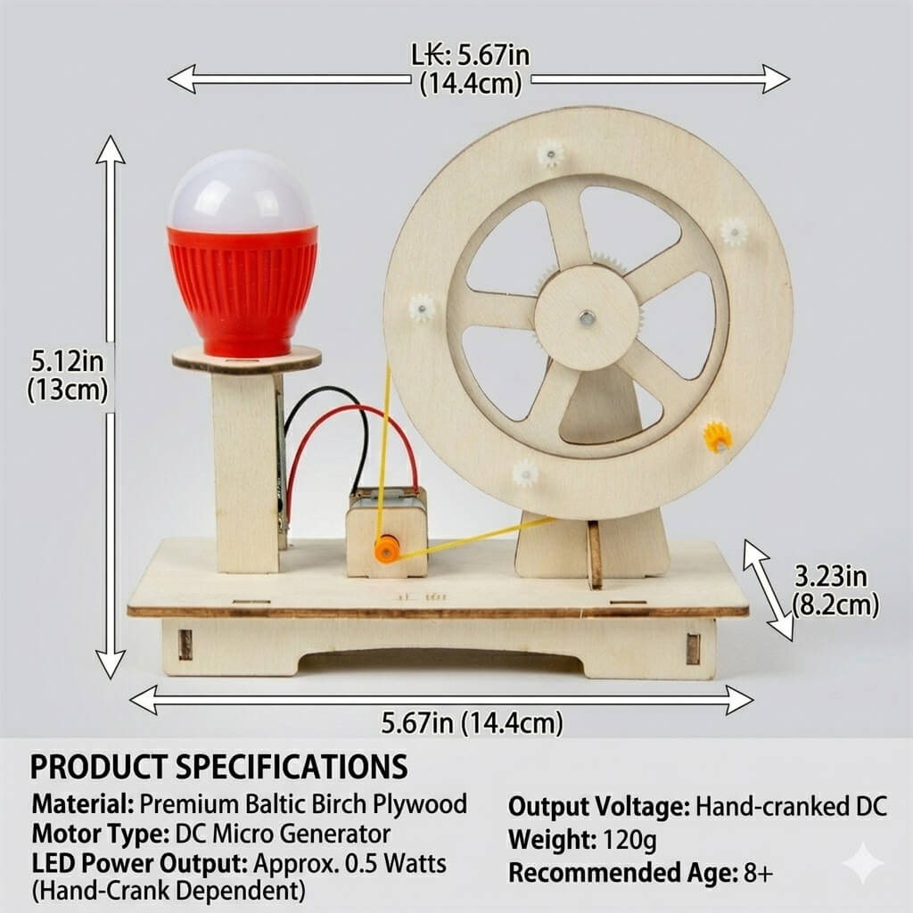 DIY Hand Crank Generator Kit