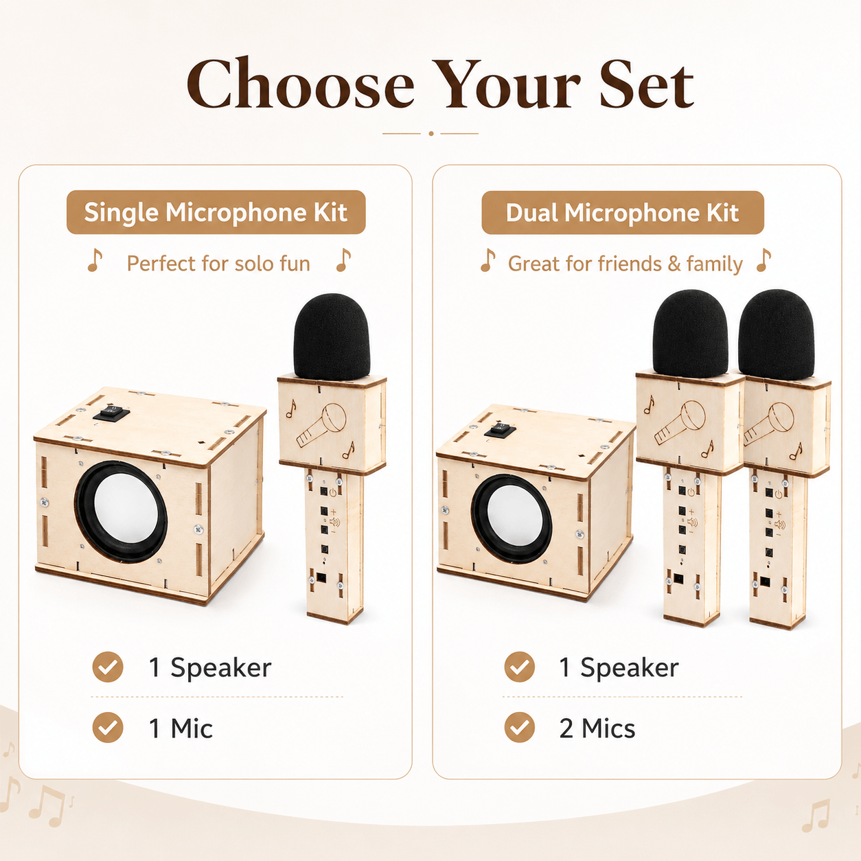 DIY Wooden Bluetooth Speaker & Microphone Kit