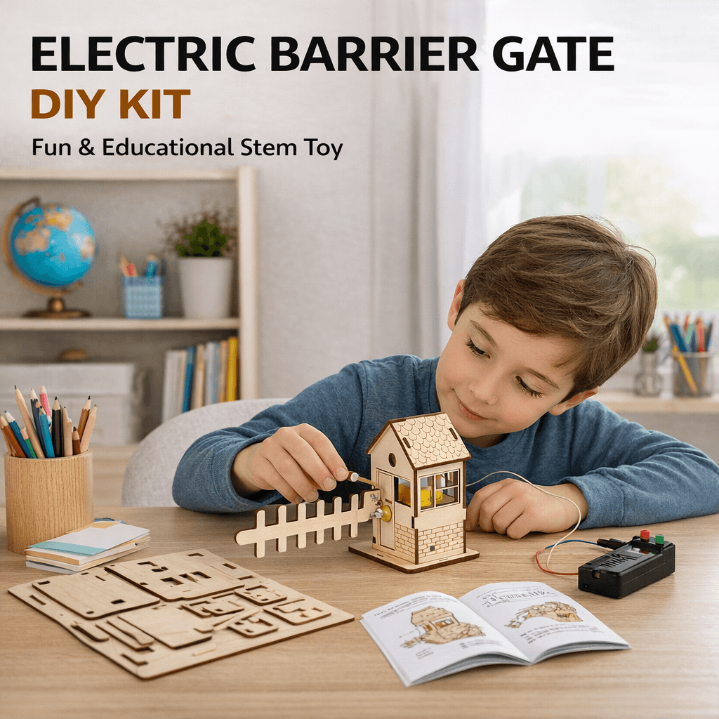 Electric Barrier Gate DIY STEM Kit for Kids