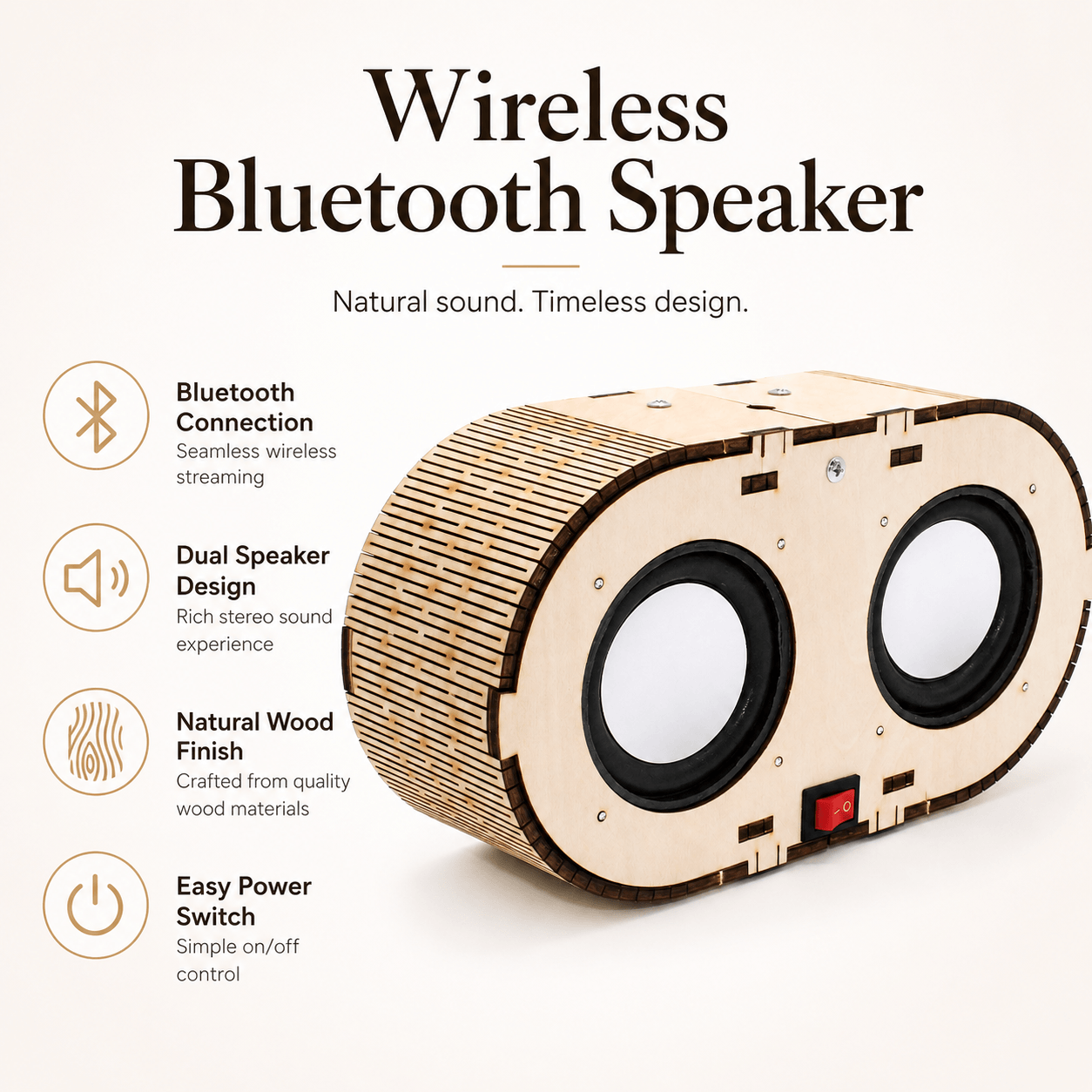 DIY Wooden Bluetooth Speaker