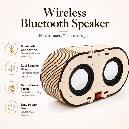 DIY Wooden Bluetooth Speaker