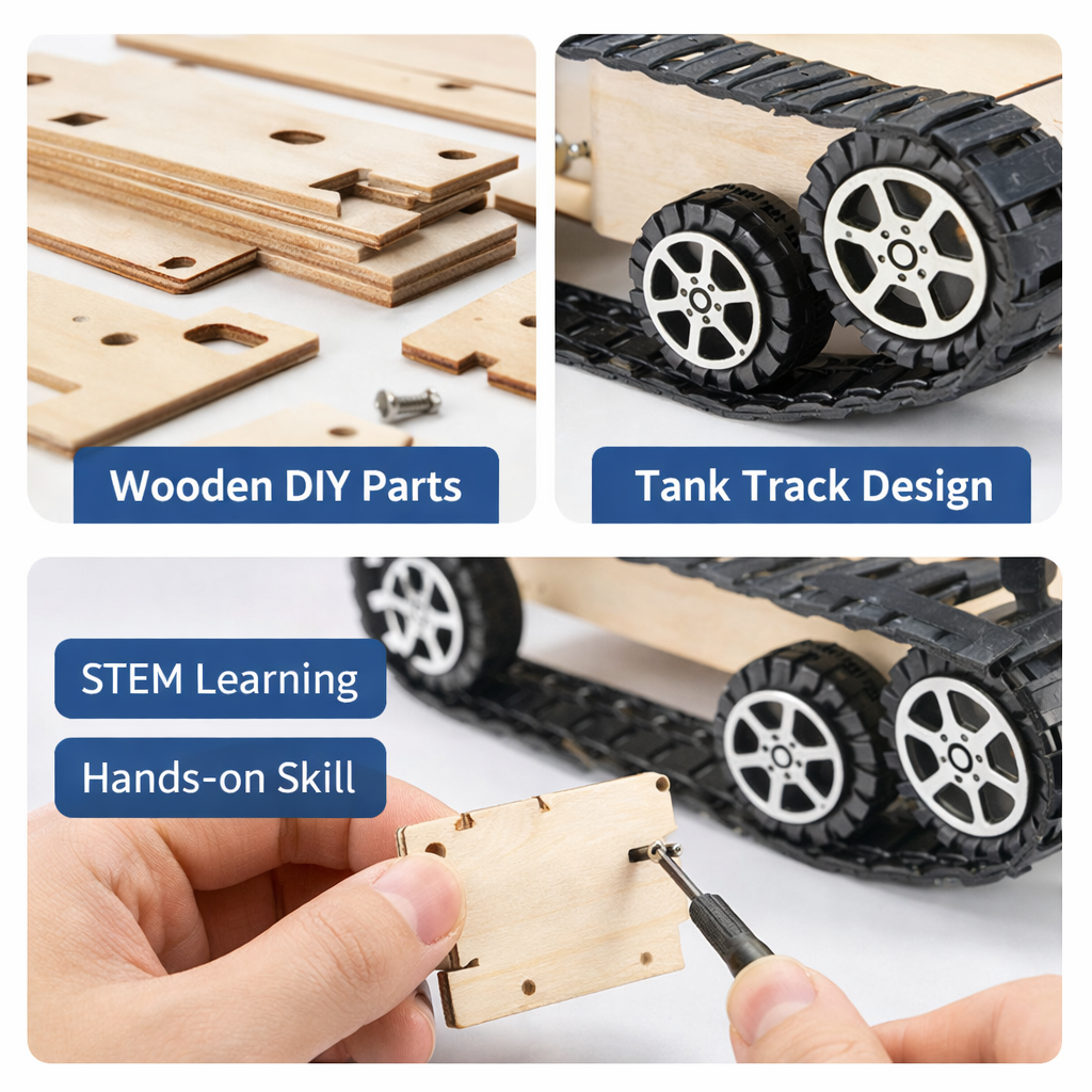 DIY Wooden Tank Model