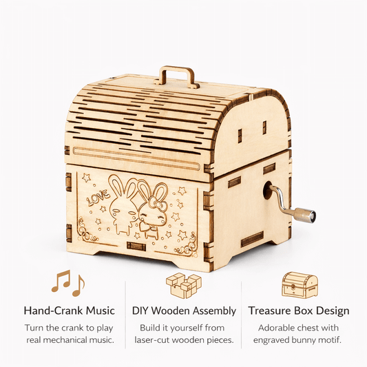 DIY Hand-Crank Wooden Music Box image 3
