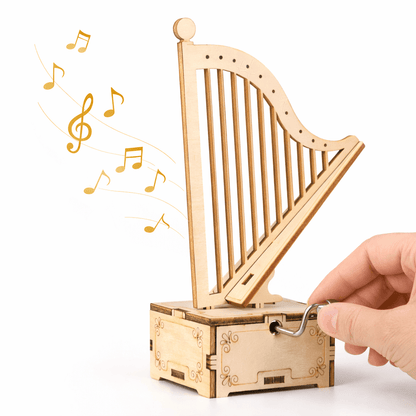 DIY Hand-Crank Wooden Music Box