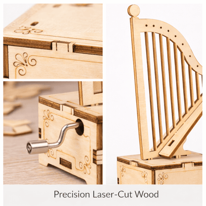 DIY Hand-Crank Wooden Music Box