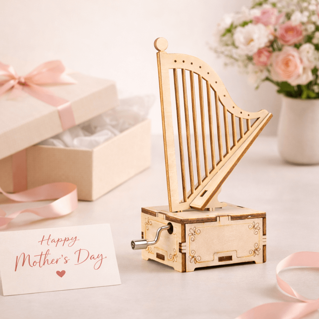 DIY Hand-Crank Wooden Music Box