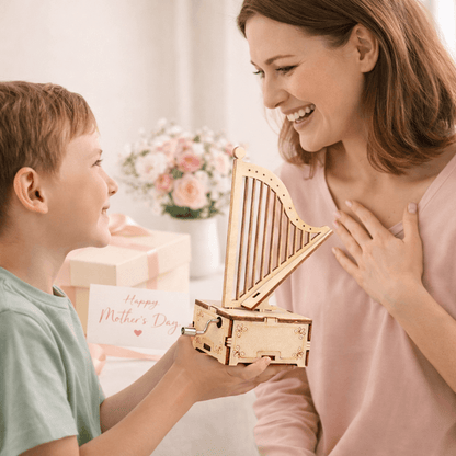 DIY Hand-Crank Wooden Music Box