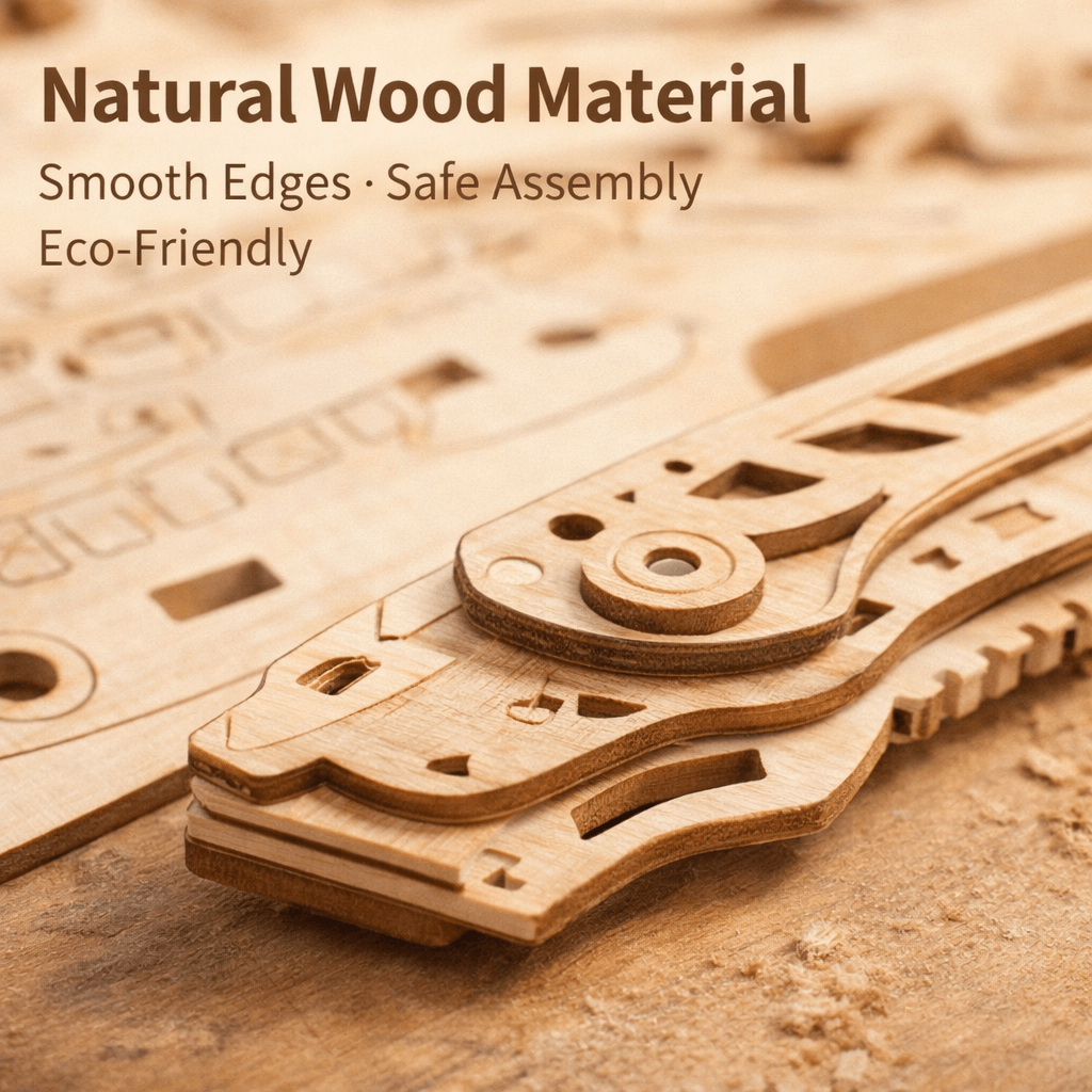Wooden Folding Model Collection