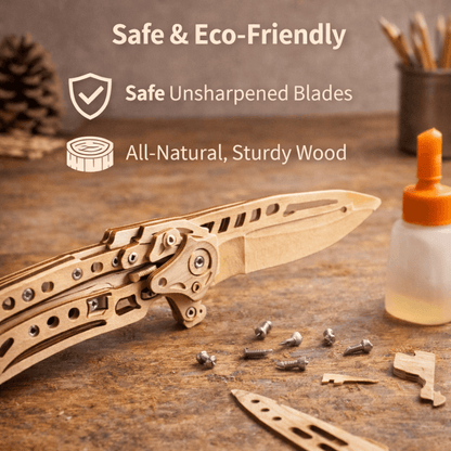 Wooden Folding Model Collection