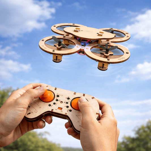 Wooden DIY Flying Drone Kit