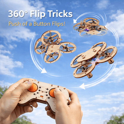 Wooden DIY Flying Drone Kit