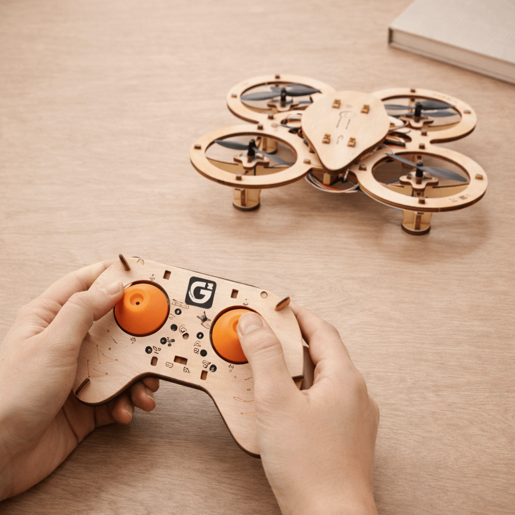 Wooden DIY Flying Drone Kit