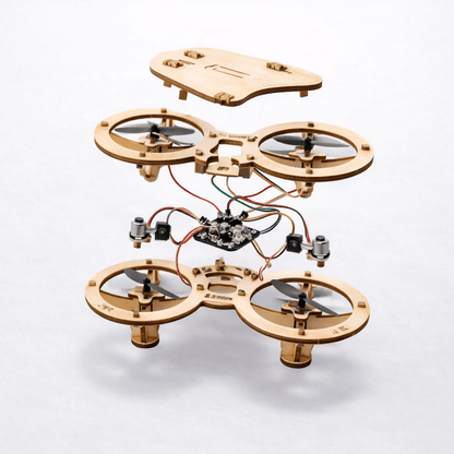 Wooden DIY Flying Drone Kit