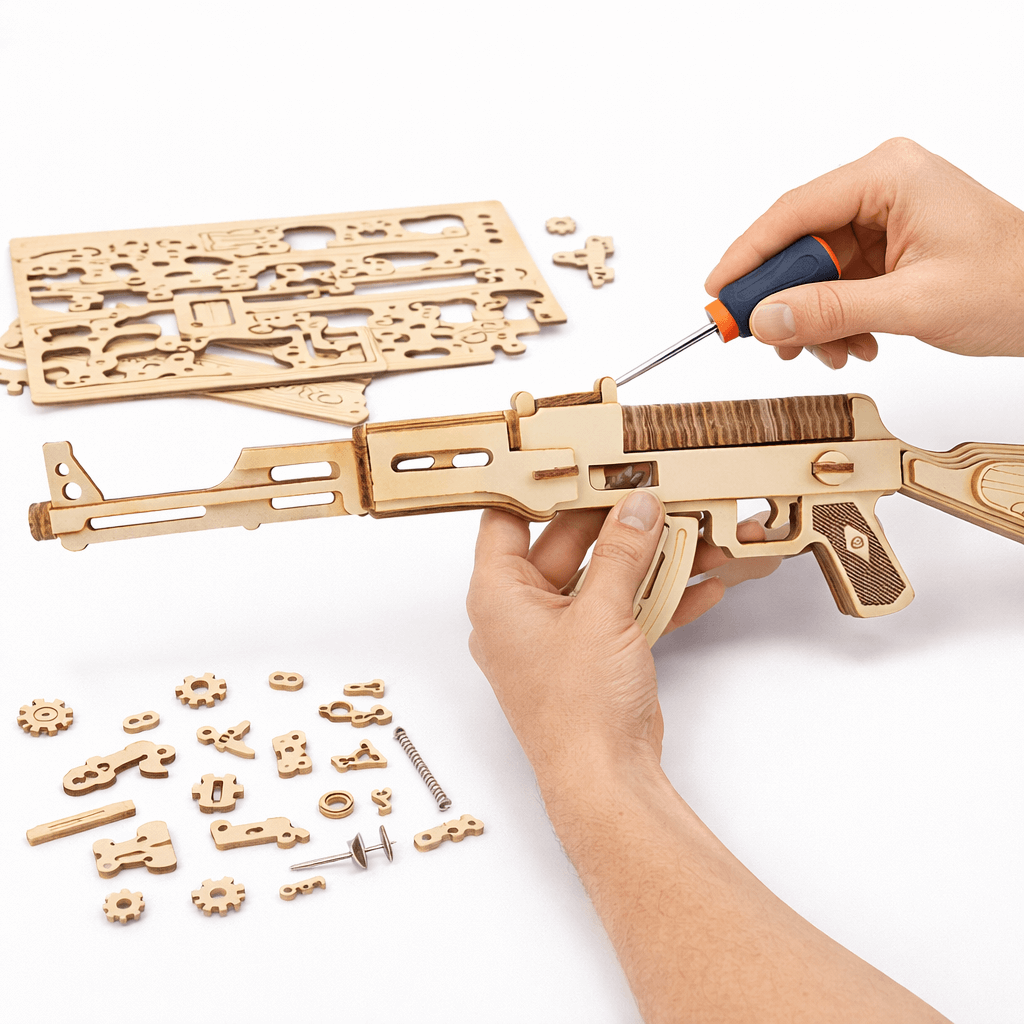 DIY Wooden Mechanical Model Kit