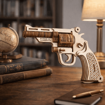 DIY Wooden Revolver Model Kit
