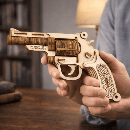 DIY Wooden Revolver Model Kit