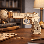 DIY Wooden Revolver Model Kit