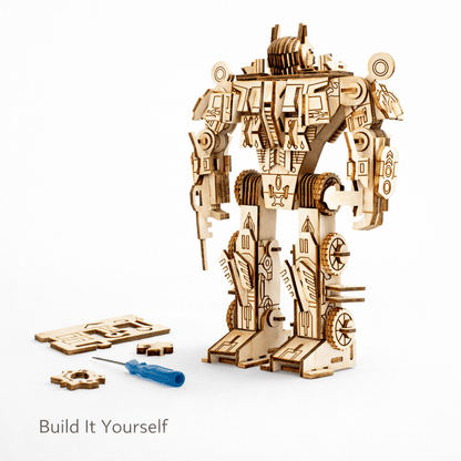 DIY Wooden Robot Kit