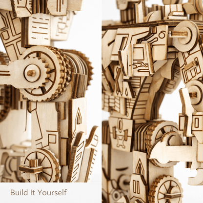 DIY Wooden Robot Kit