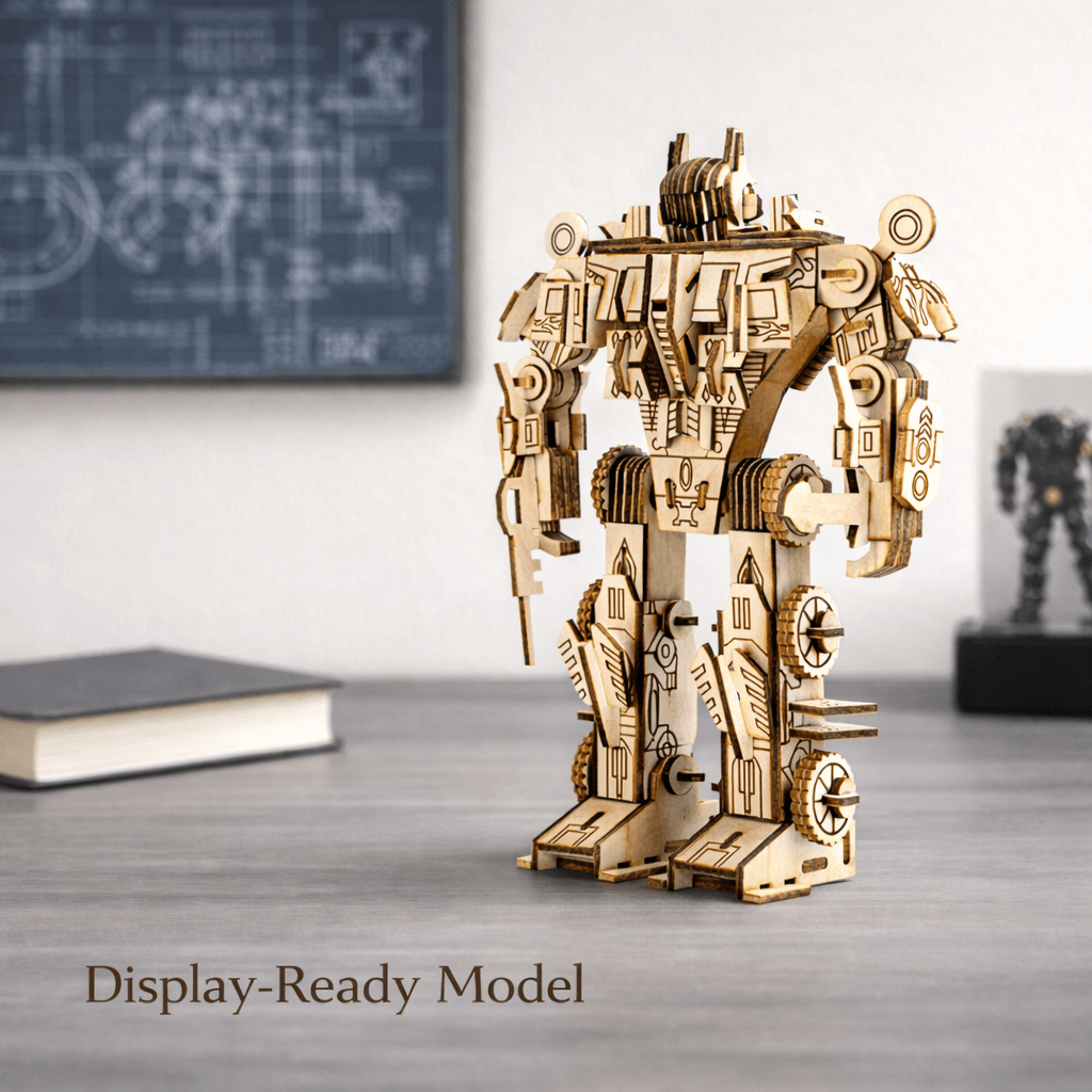 DIY Wooden Robot Kit