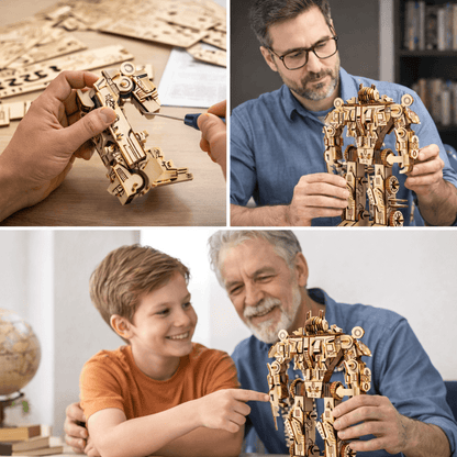 DIY Wooden Robot Kit