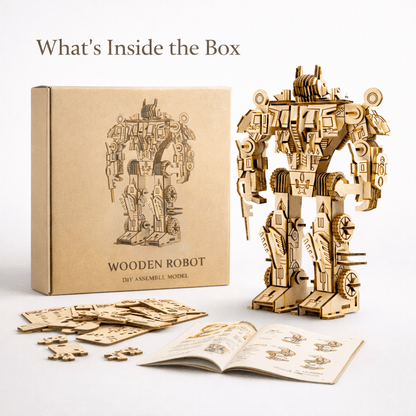 DIY Wooden Robot Kit