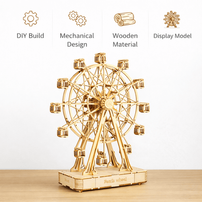 DIY Wooden Ferris Wheel Model