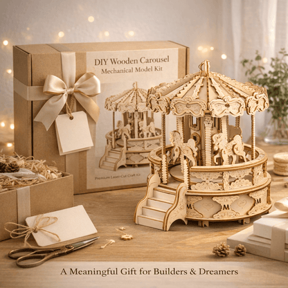 DIY Wooden Carousel Music Box