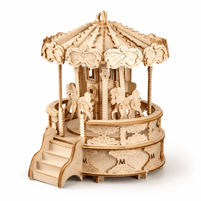 DIY Wooden Carousel Music Box