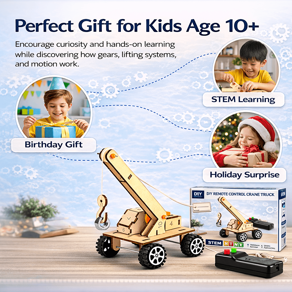 DIY Remote Control Crane Truck Kit