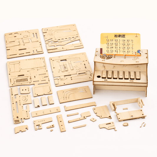 DIY Wooden Piano with Playable Keys
