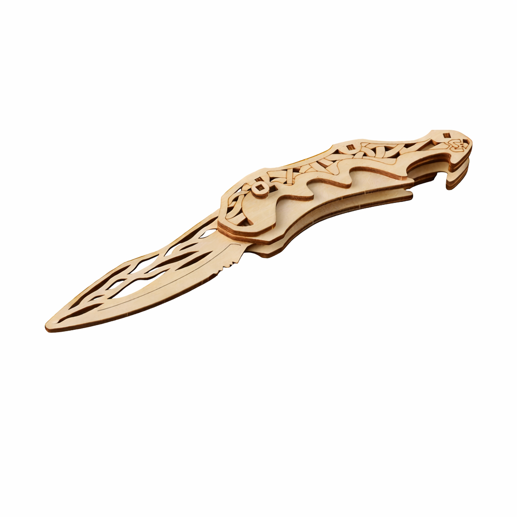 Wooden Folding Model Collection