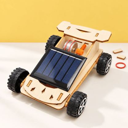 Wooden Solar Car STEM Building Kit