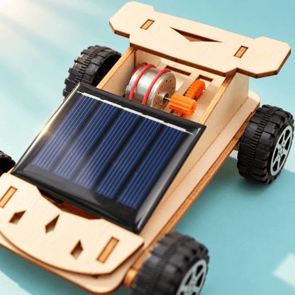 Wooden Solar Car STEM Building Kit