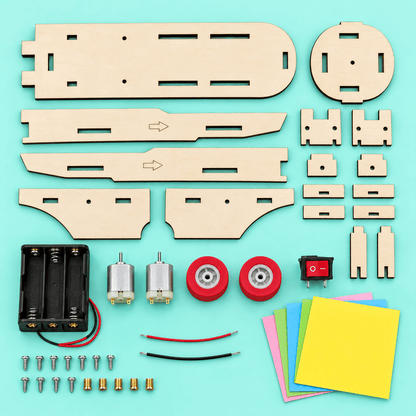 DIY Wooden Paper Airplane Launcher STEM Kit