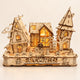 Halloween haunted house 3D wooden puzzle kit