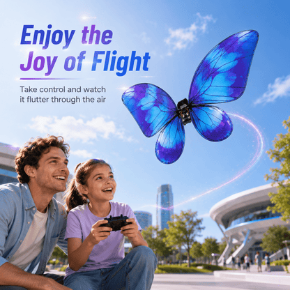 Bionic Butterfly RC Drone with LED Lights & Storage Case