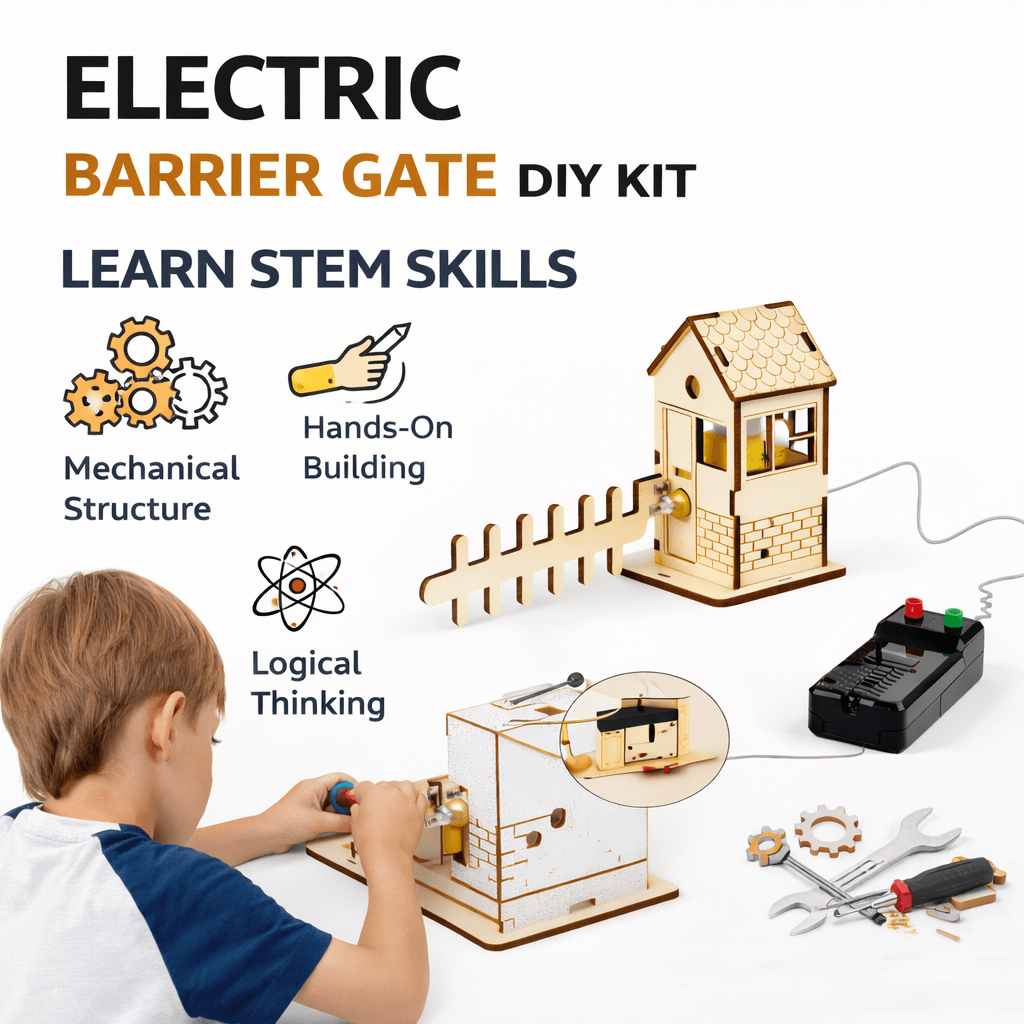 Electric Barrier Gate DIY STEM Kit for Kids
