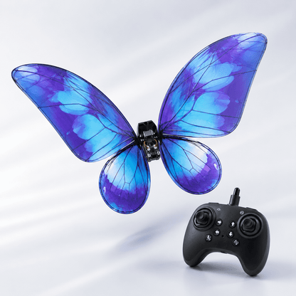 Bionic Butterfly RC Drone with LED Lights & Storage Case