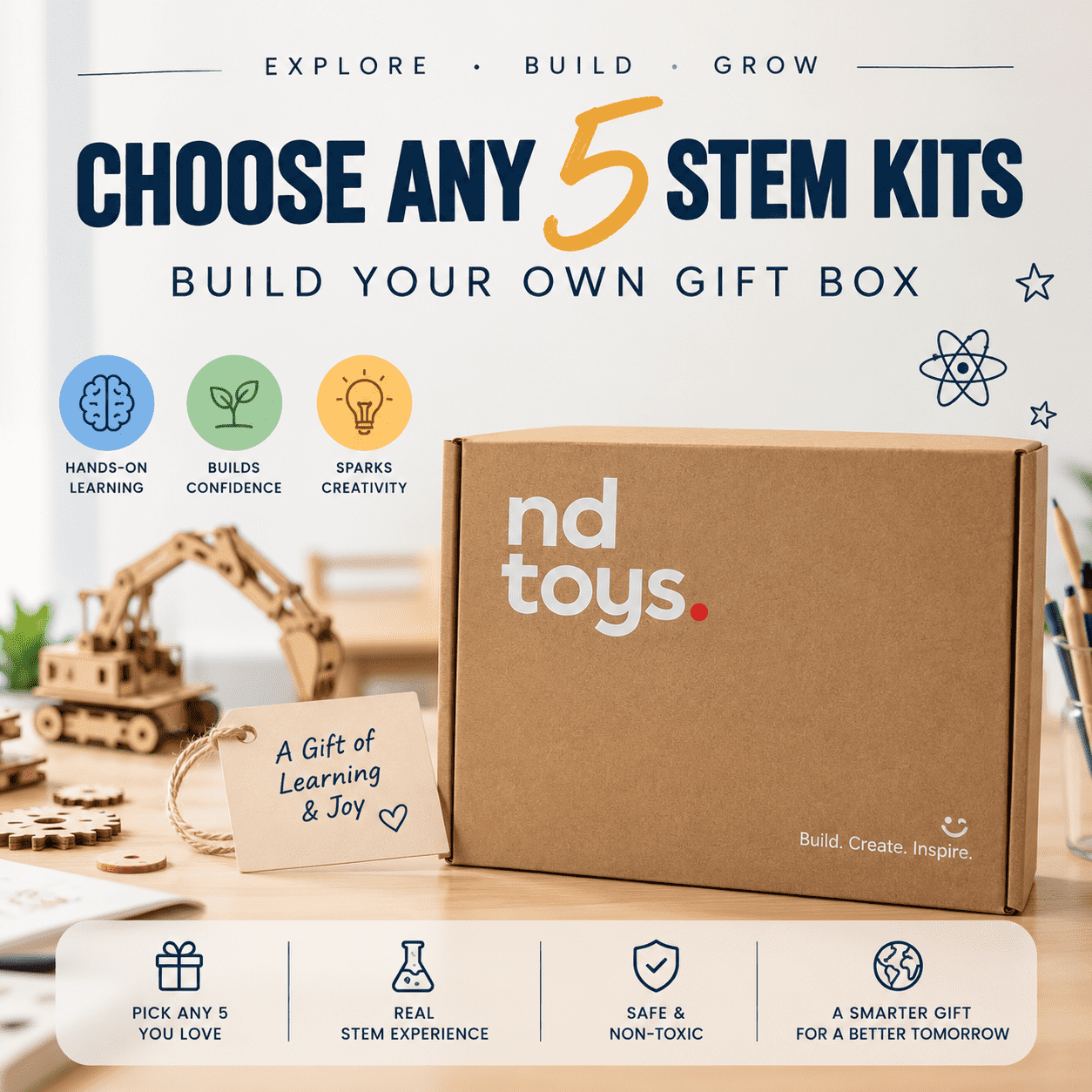 Pick Any 5 STEM Kits Gift Box